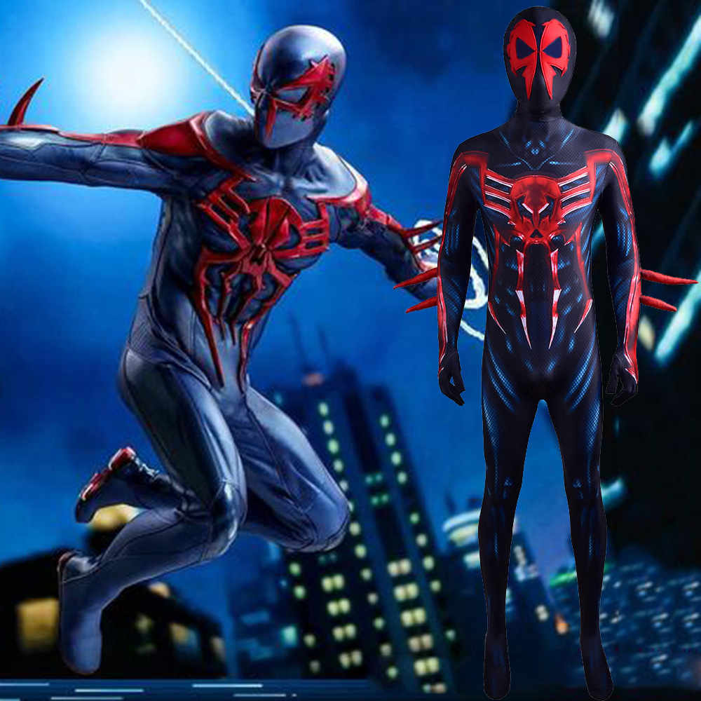 Cyberpunk Spider-Man 2099 Miguel O'Hara Costume avec masque